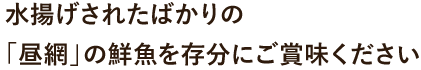 「昼網」